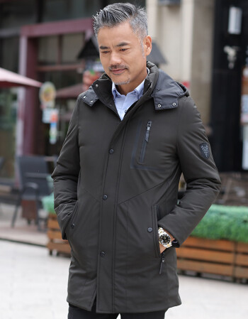中年棉衣男士冬装加绒加厚40岁50爸爸棉服外套中老年冬季男装棉袄0119