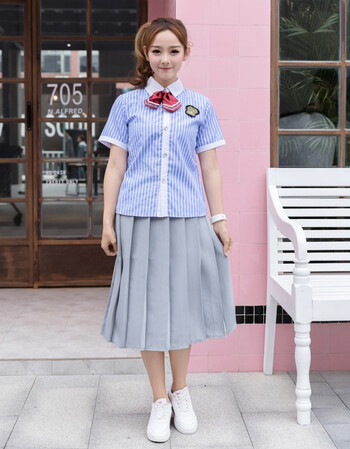 夏季高中初中学生校服套装学院风韩国英伦风班服韩版制服校园服装lbb
