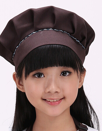 新款儿童厨房厨师帽幼儿园表演服diy烘焙帽子节日演出