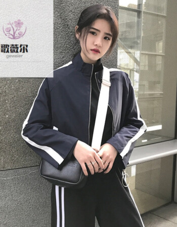 歌薇尔霸气外套飞机服棒球服帅气短款韩版个性快手潮流社会女春季上衣