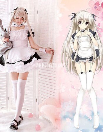 缘之空春日野穹cosplay动漫装 萝莉萌系穹妹女仆装表演服 衣服套装