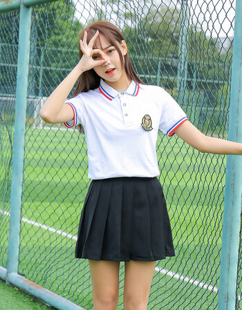 校服套装学院风韩国班服夏季高中学生英伦小学生校园风毕业照服装 女