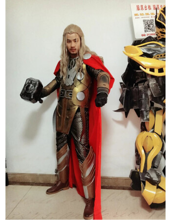 cosplay雷神,cosplay露娜紫霞仙子 钢铁侠可穿戴盔甲1:1铠甲 雷神 美国队长黑寡妇cosplay演出道具 图片