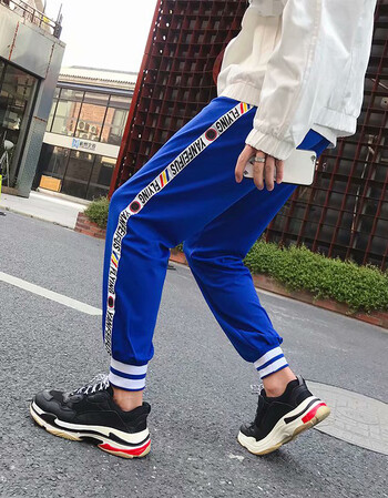 ins同款裤子串标宽松嘻哈运动裤hiphop这就是街舞滑板