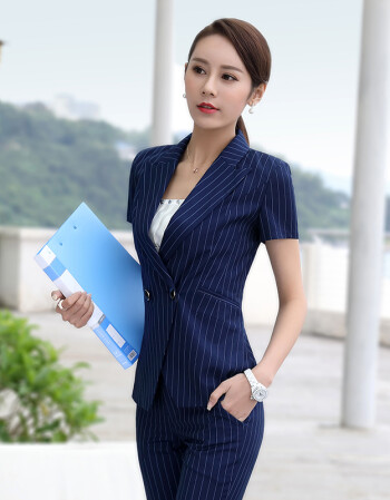 倾町 小西装女职业套装女夏2017新款时尚公务员面试服装女正装工装