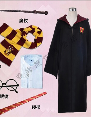哈利波特cosplay服装全套 赫敏魔法长袍斗篷 演出摄影