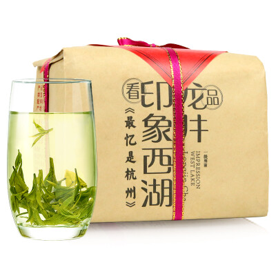 卢正浩 茶叶绿茶 浓香一级龙井茶叶春茶传统纸包西湖（5022084）200g