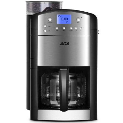 北美電器（ACA）咖啡機全自動磨豆 美式滴漏家用型AC-M125A