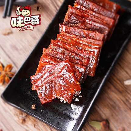 味巴哥 肉干肉脯 休闲零食 靖江特产蜜汁猪肉脯180g 辣品
