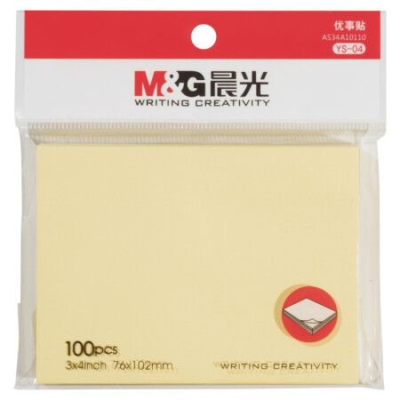 晨光 100页便利贴 76*102mm YS04 16本/组（单位：组）