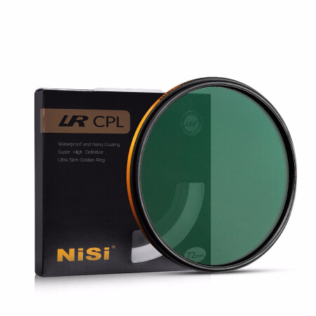 耐司(nisi)lr cpl pro 三防金环偏振镜 微单单反相机偏光镜 金色边框