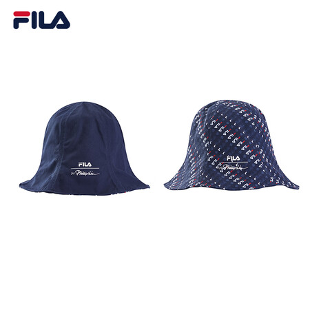 二手99新斐乐filax31philliplim情侣款圆帽2021夏季新款时尚两面满印