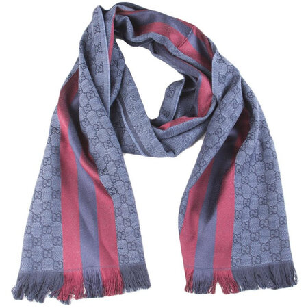 古驰(Gucci)奢侈品 Gg Jacquerd 羊毛围巾 ita9