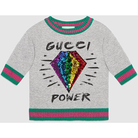 古驰(Gucci)奢侈品 儿童钻石卫衣 GCI479440X
