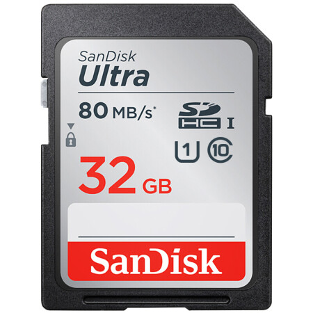 闪迪(sandisk)32gb sd存储卡 u3 c10 v30 4k至尊极速版读速90mb/s 写