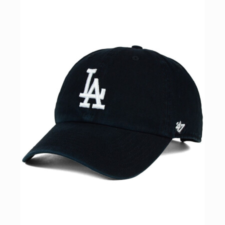 47 brand los angeles 棒球帽 la男士棉质logo标志时尚棒球帽 black