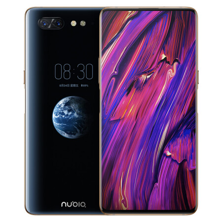 努比亚 nubia x 双面屏 黑金版 8gb 256gb 全网通 移动联通电信4g手机