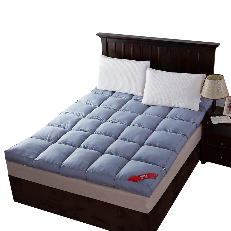 南极人（Nanjiren）床垫家纺 加厚立体床垫羽丝绒床垫床褥子学生宿舍床垫子 浅灰 150*200cm