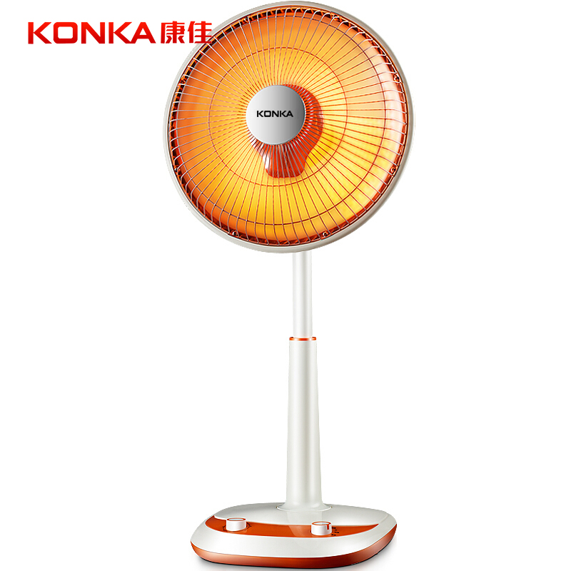 康佳（KONKA）取暖器家用/电暖器/升降式小太阳 电热 两档调节 定时摇头 速热KH-TY18
