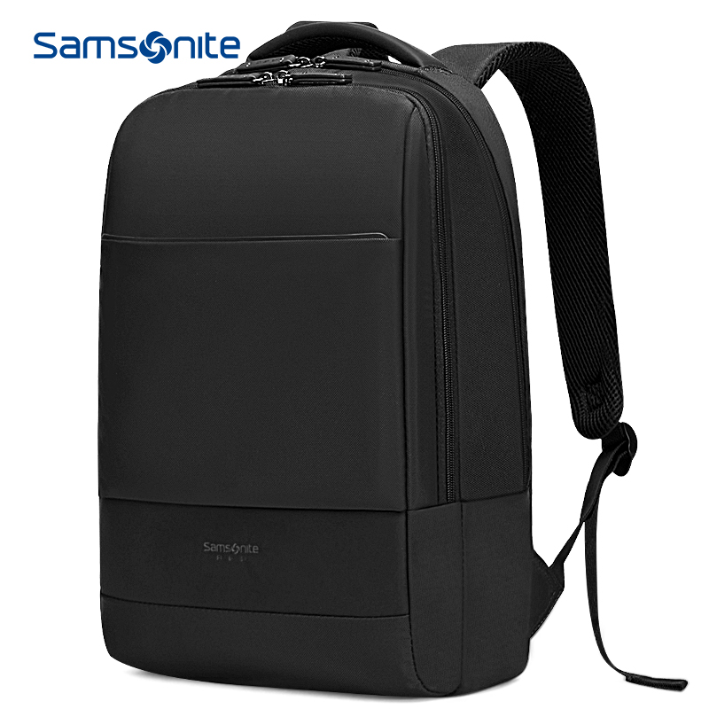 新秀丽（Samsonite）双肩包背包书包电脑包15.6英寸男女苹果笔记本包BU1*09001