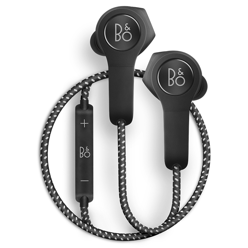 B&O PLAY beoplay  H5 无线蓝牙磁吸断电入耳式音乐手机耳机 bo耳机 黑色