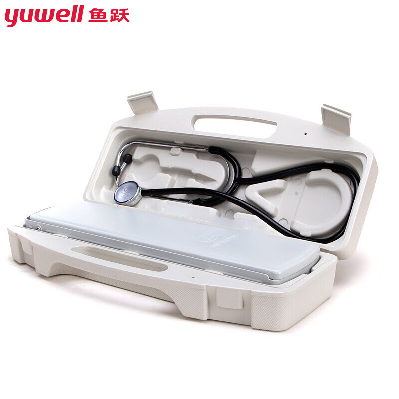 鱼跃（YUWELL）水银血压计家用血压仪听诊器医用保健盒(A型 家用精装)