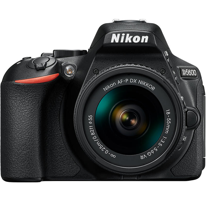 尼康（Nikon）D5600单反数码照相机 入门级套机（AF-P DX 尼克尔 18-55mm f/3.5-5.6G VR）黑色