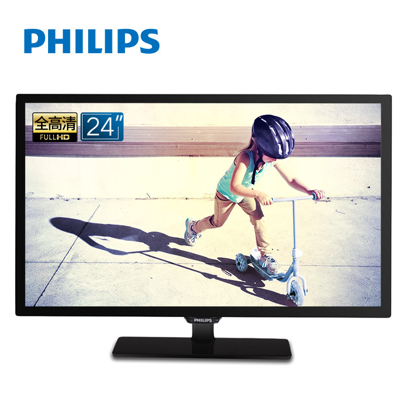 飞利浦（PHILIPS）24PFF3661/T3 24英寸 丰富接口  1080P 电视机/显示器两用 LED全高清液晶电视机