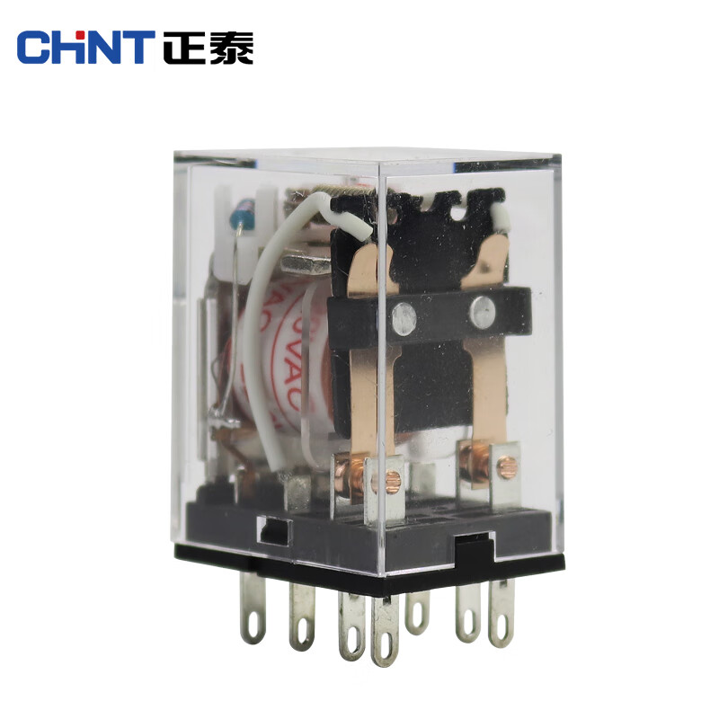 正泰（CHNT）JZX-22F(D)/2Z 插 AC36V 小型中间继电器8角 hh52p 带灯 交流AC36V-融创集采商城