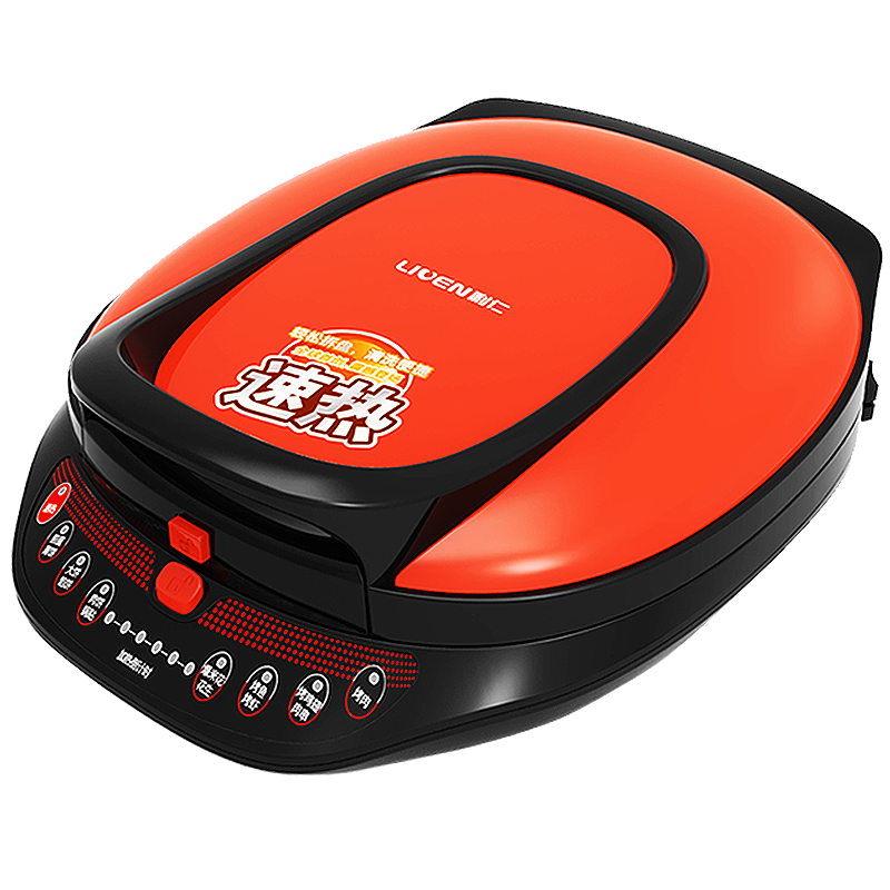 利仁（Liven）电饼铛家用双面加热双盘可拆洗煎烤机一键速热煎饼烙饼锅LR-S3000