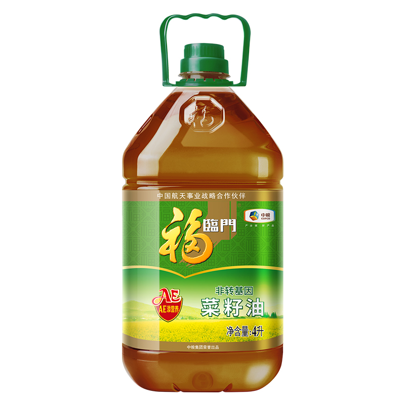 福临门 食用油 AE非转基因菜籽油4L 中粮出品