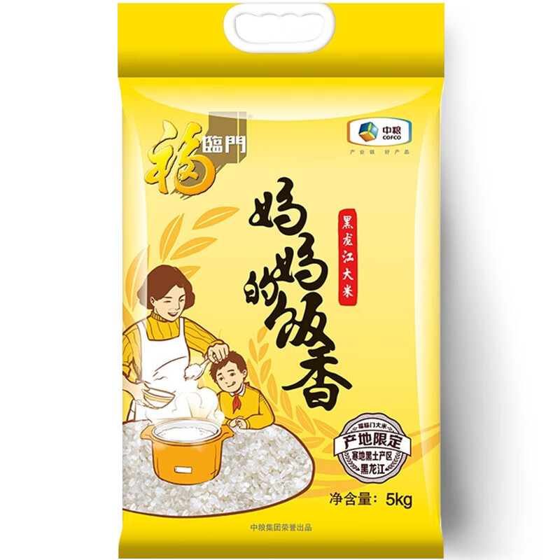 福临门 妈妈的饭香 粳米 东北大米 中粮出品 5kg