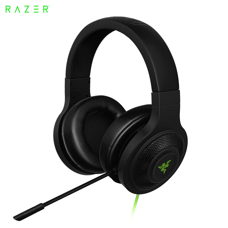 雷蛇（Razer）北海巨妖7.1 标准版 游戏耳机 电竞耳麦 头戴式 电脑手机耳机 吃鸡耳机 黑色