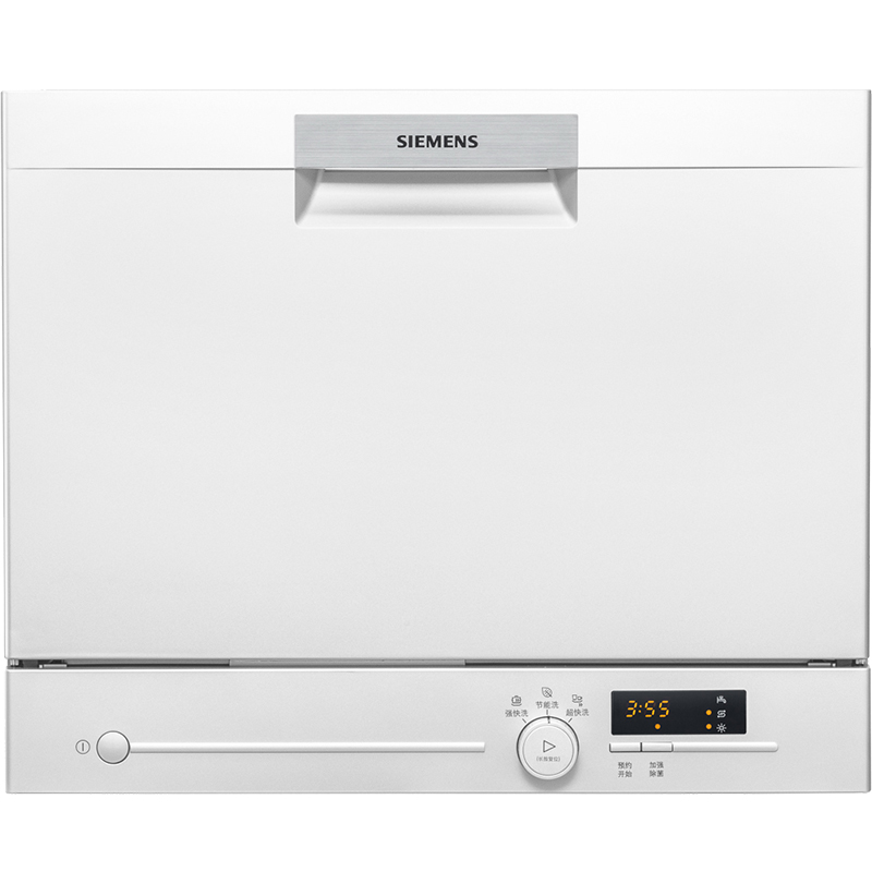 西门子（SIEMENS）SK23E210TI 6套原装进口 新平台除菌台式洗碗机 （白色）
