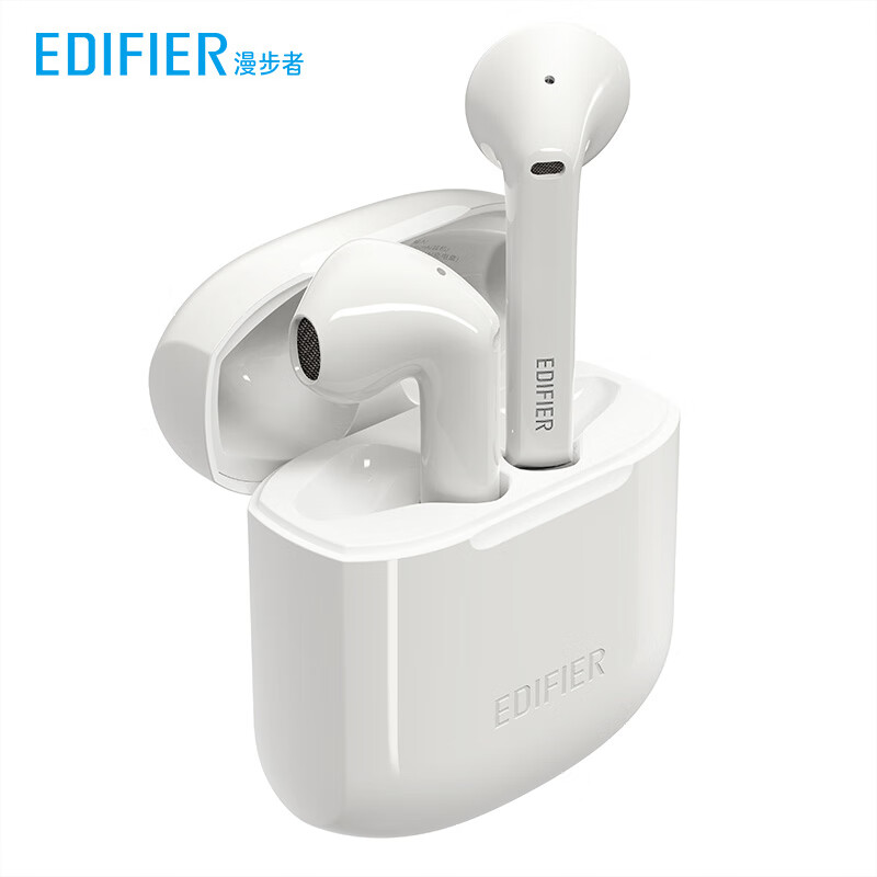 漫步者 （EDIFIER） LolliPods 真无线蓝牙耳机 半入耳式耳机 音乐耳机  通用苹果华为小米手机 白色