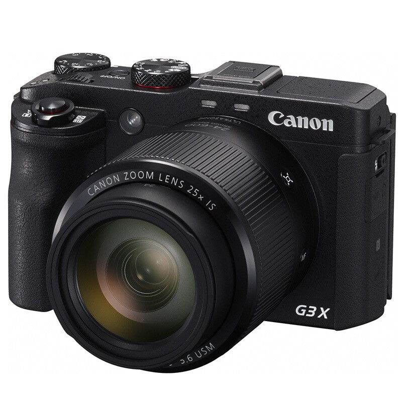 佳能（Canon）PowerShot G3X 数码相机(2020万有效像素 DIGIC6处理器 24-600mm变焦 IS光学防抖)