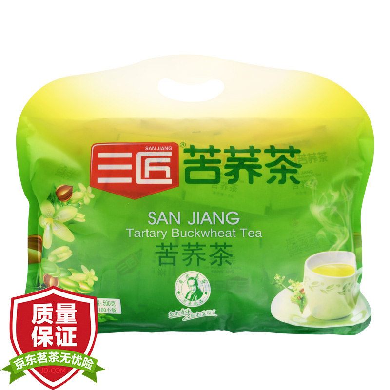 四川特产 三匠 茶叶 养生茶 荞麦茶 普通苦荞茶500g