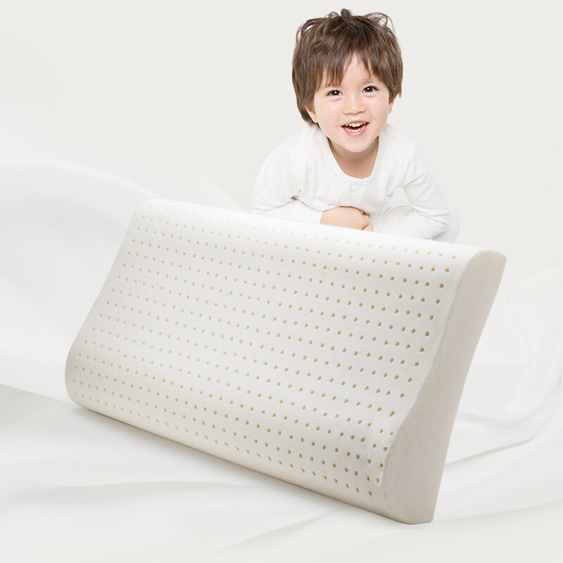睡眠博士（AiSleep）枕芯 人体工学进口乳胶儿童枕 学生乳胶枕 3-8岁宝宝
