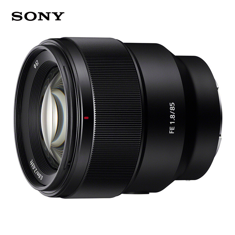 索尼（SONY）FE 85mm F1.8全画幅中远摄定焦微单相机镜头 E卡口（SEL85F18）人像 室内