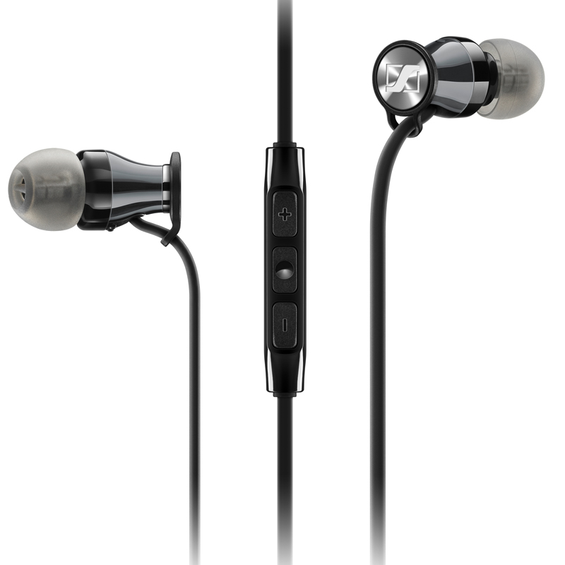 森海塞尔（Sennheiser）MOMENTUM In-Ear I Black Chrome 馒头入耳式耳机 手机耳机 黑铬色 苹果版3.5mm接口