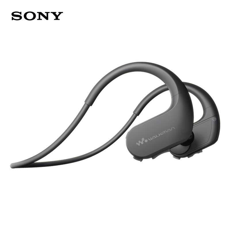 索尼（SONY）NW-WS414防水游泳跑步运动mp3音乐播放器一体耳机 8G(黑色)