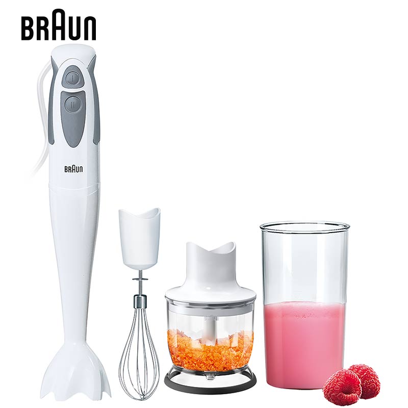博朗（Braun）料理机 原装进口 家用多功能手持 榨汁婴儿辅食搅拌机料理棒 MQ325