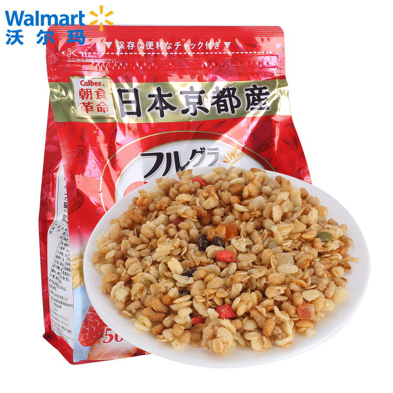 【沃尔玛】卡乐比 日本进口 水果麦片 500g