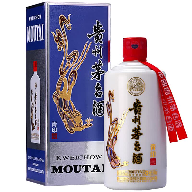 茅台 青印 53度 单瓶装白酒 500ml 口感酱香型