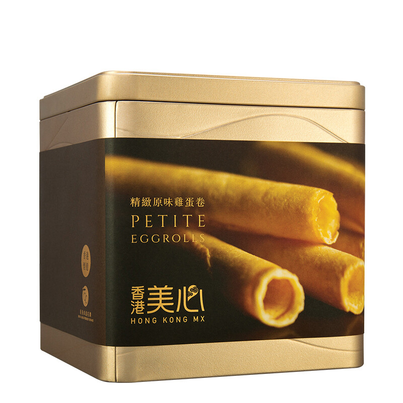 中国香港  美心(Meixin) 精致蛋卷礼盒  团购大礼包福利送礼品 208.8g