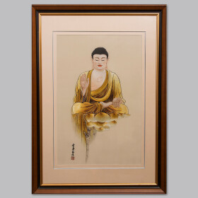 张琳 苏绣真丝 精品挂画《如来佛祖》【寻艺·集】