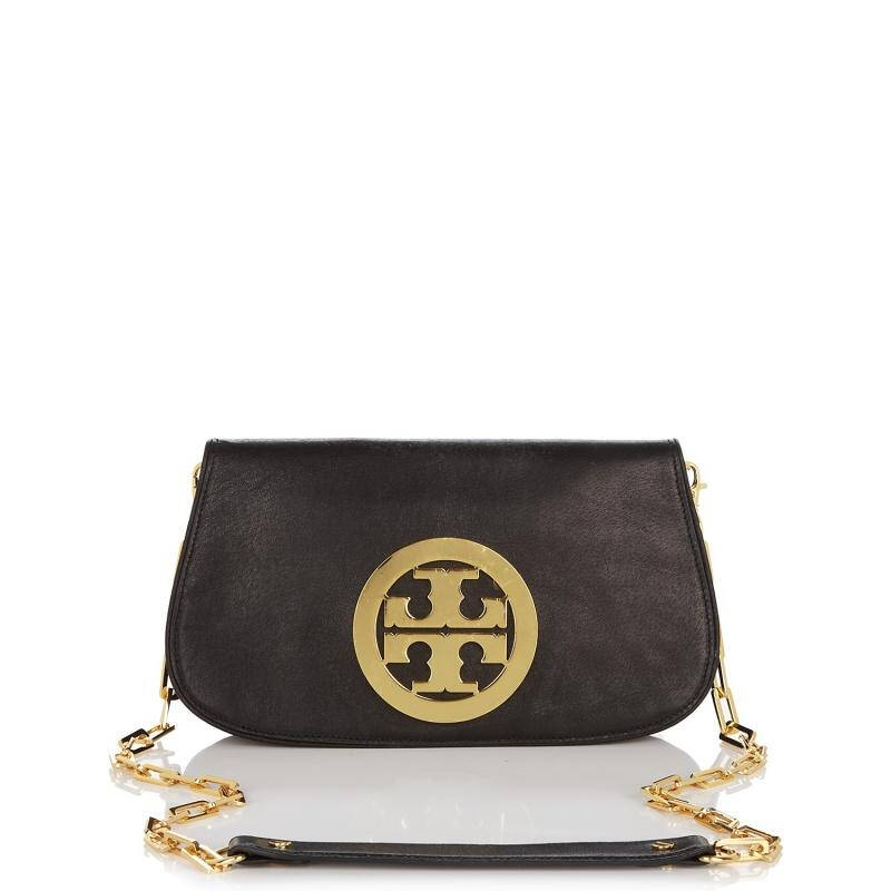 托里伯奇 tory burch 女式手拿包 q00131076 black/gold