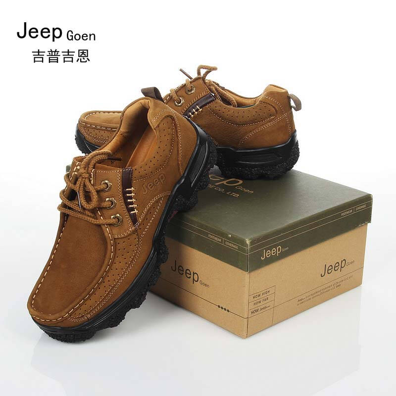 jeep goen吉普吉恩正品男士皮鞋73 2014都市流行款式商务户外休闲鞋