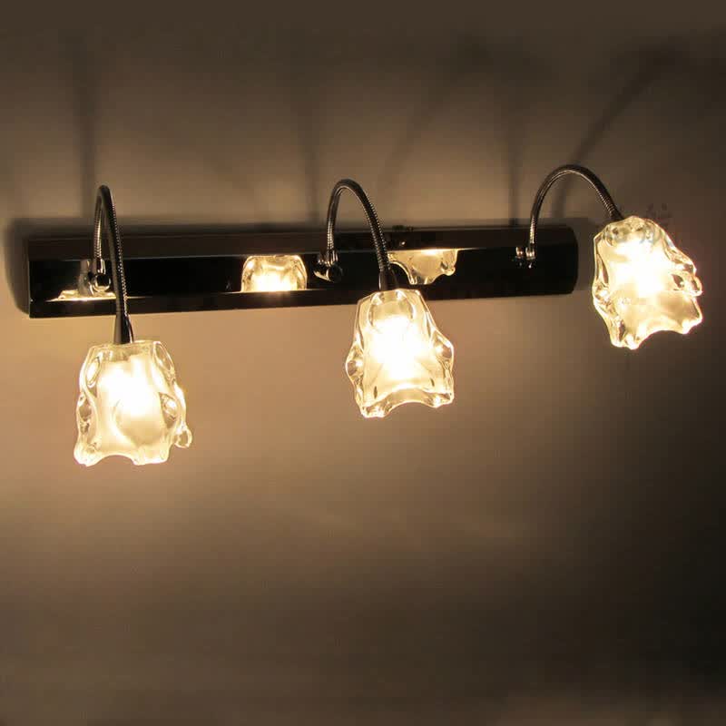 始航照明镜前灯简约现代浴室镜柜装饰灯具灯饰欧式 j201 白光led款2头
