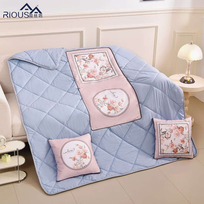 蕊丝坊  针织数码印花水洗抱枕